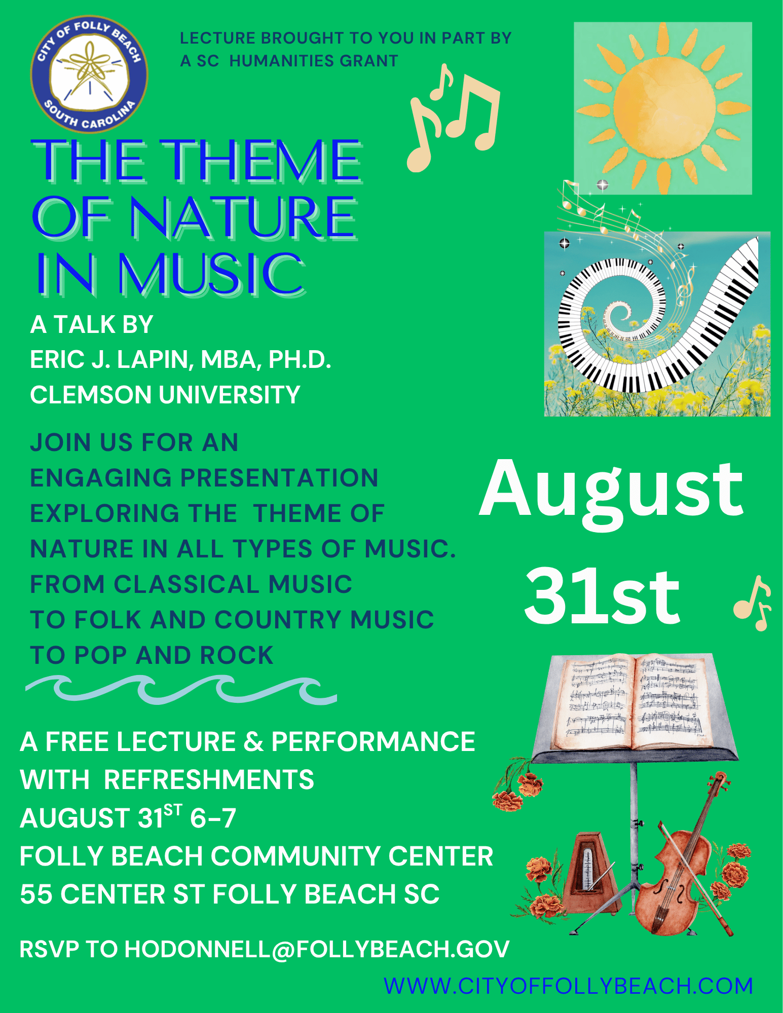 lecture & performance- The Theme  of Nature in Music